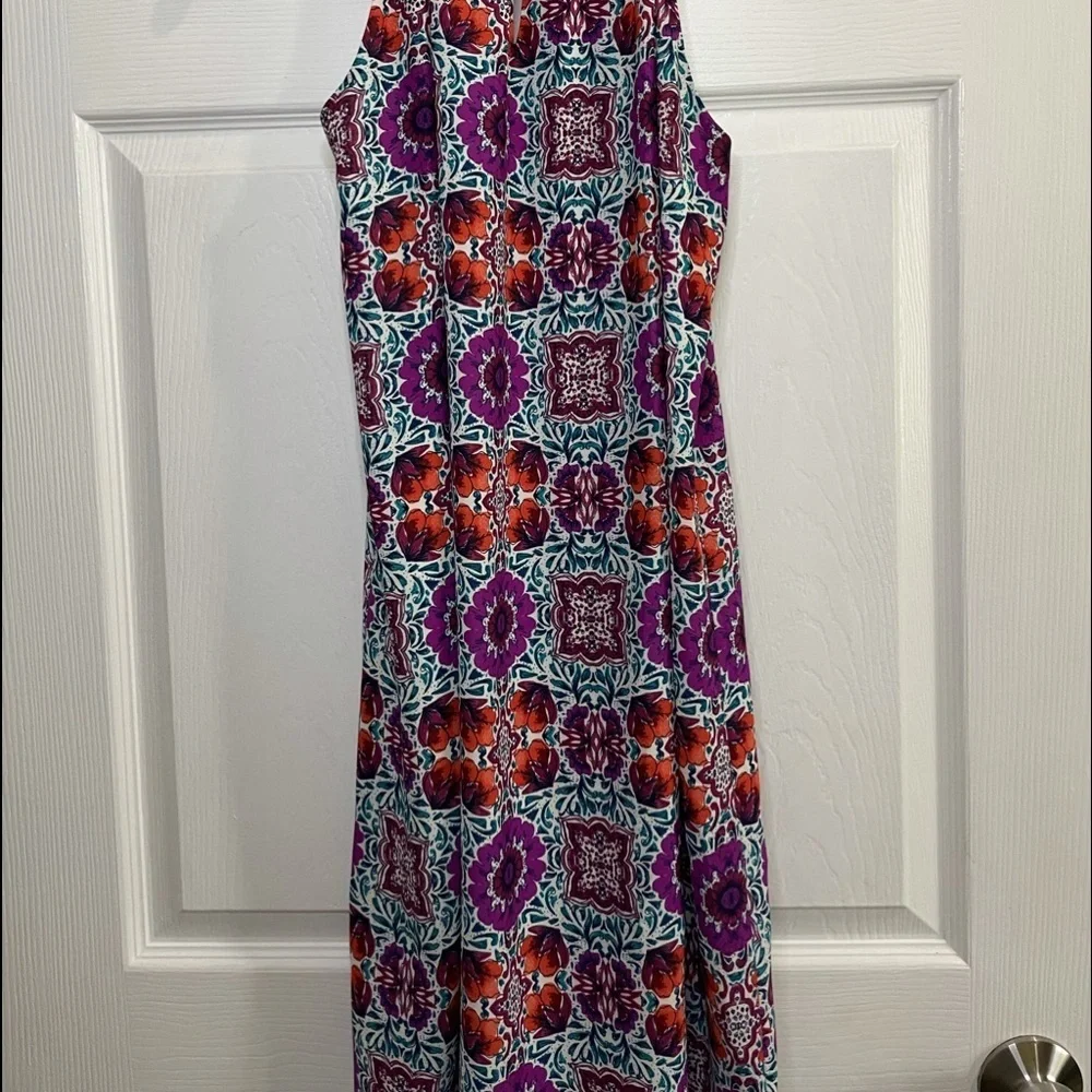 12. Cremieux multi colored dress